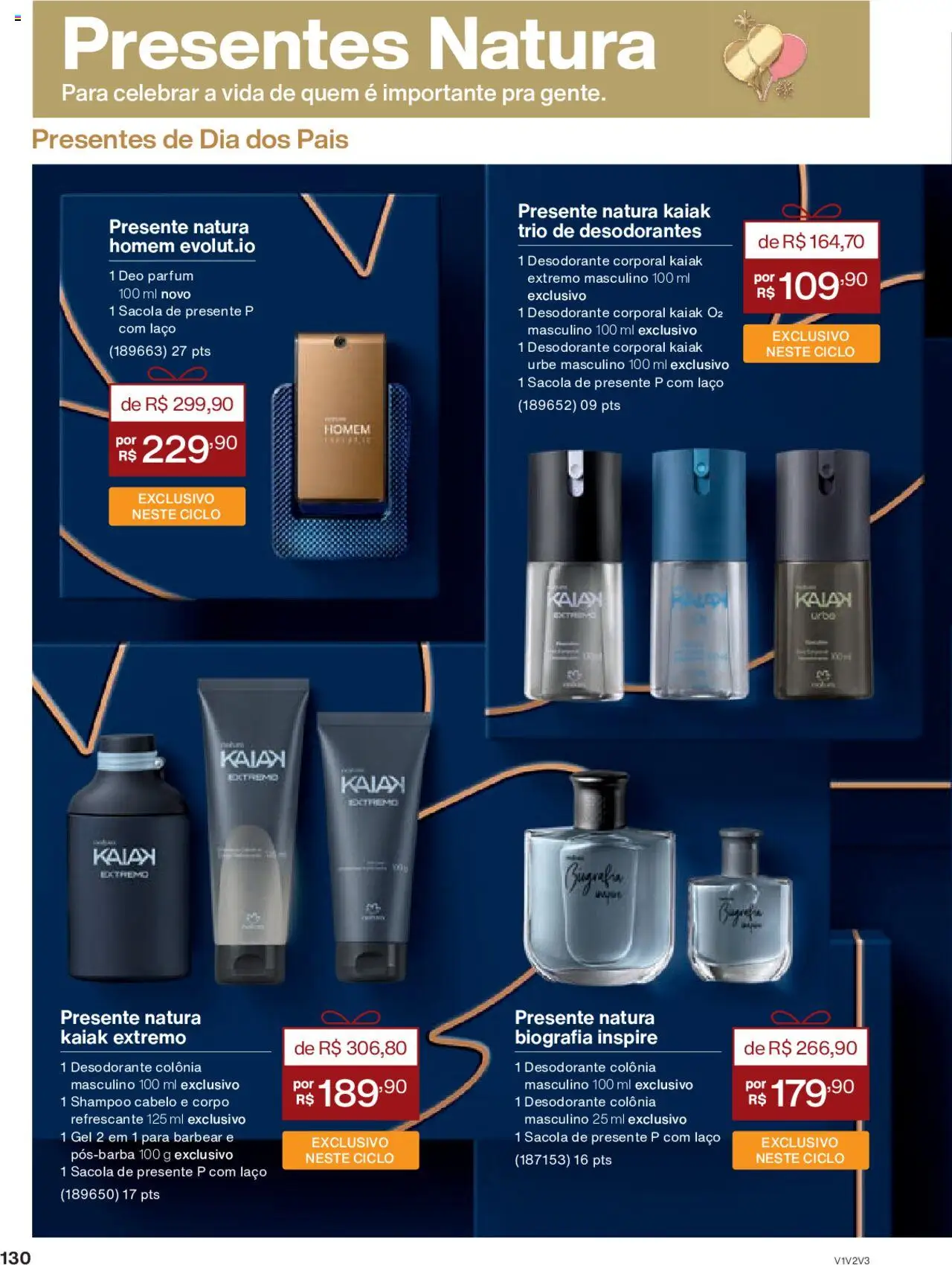Natura Folheto - válido de 08.07.2025 | Página: 130 | Produtos: Shampoo, Desodorante