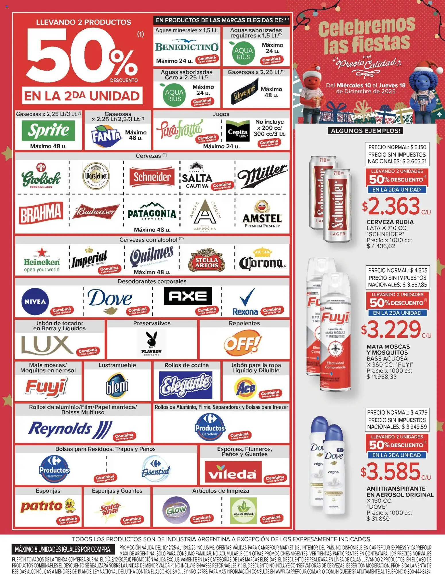 Carrefour Market catálogo │ válido desde el 10.12.2025 | Página: 6 | Productos: Mata moscas, Jabón, Freezer, Preservativos