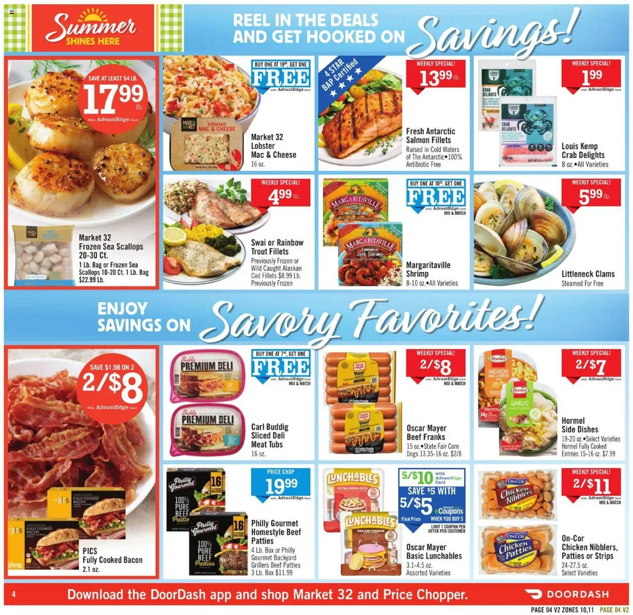 Price Chopper Weekly Ad - valid from 10.08.2025 | Page: 4 | Products: Corn, Beer, Beef, Lime