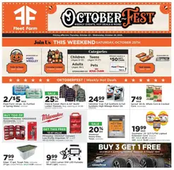 Preview of Mills Fleet Farm weekly ads valid from 23.10.2025