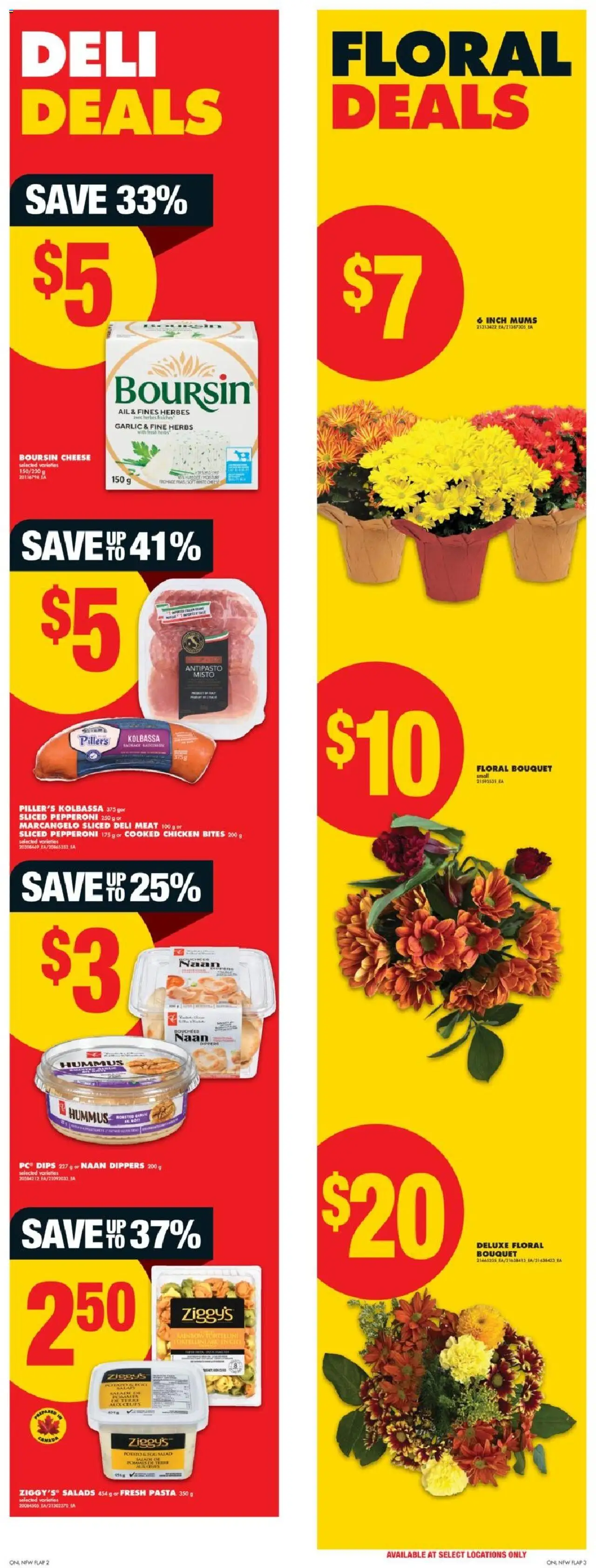 No Frills flyer valid from 02.10.2025 | Page: 6 | Products: Pasta, Salad, PC, Chicken