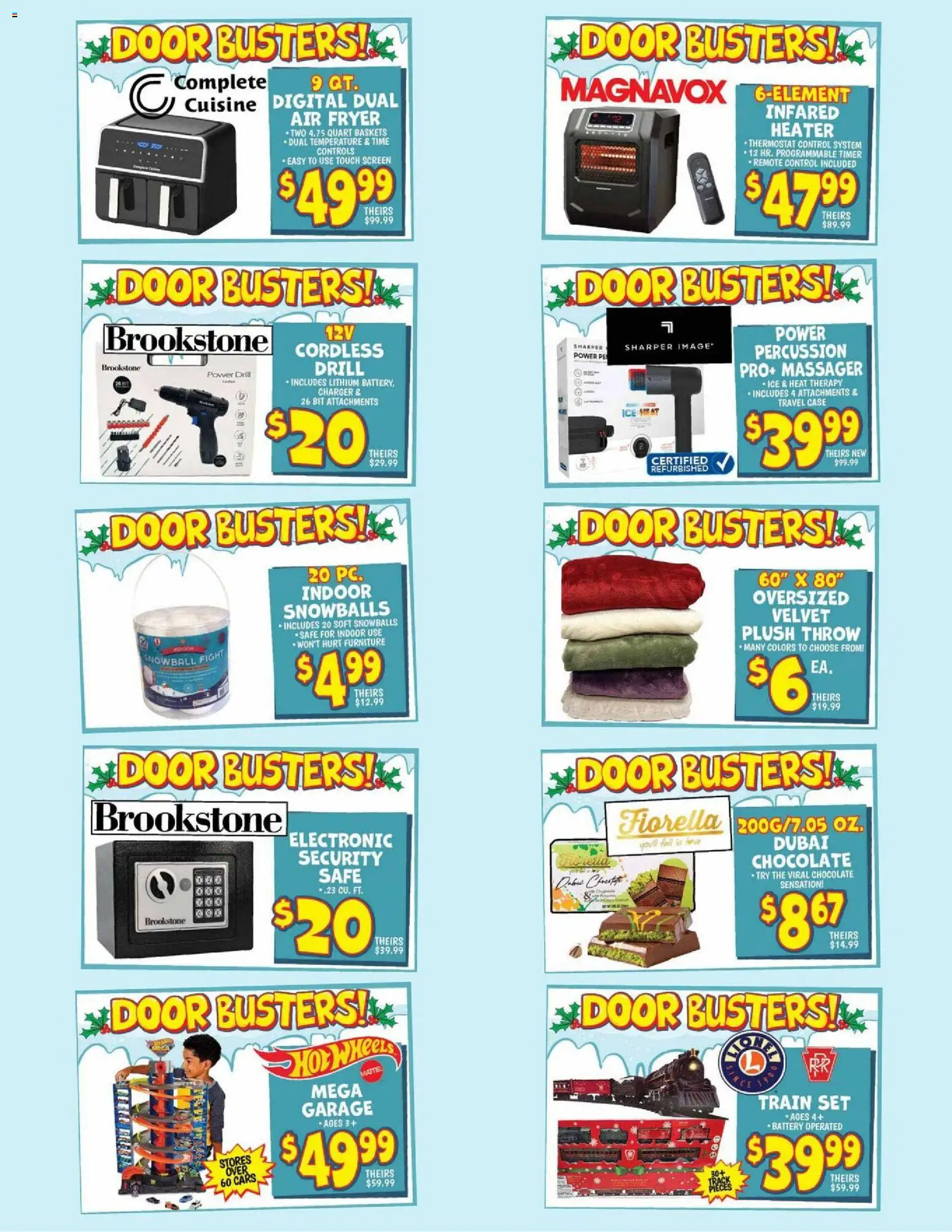 Ollie's Ad 2 - valid from 09.12.2025 | Page: 2 | Products: Safe, Battery, Charger, Thermostat