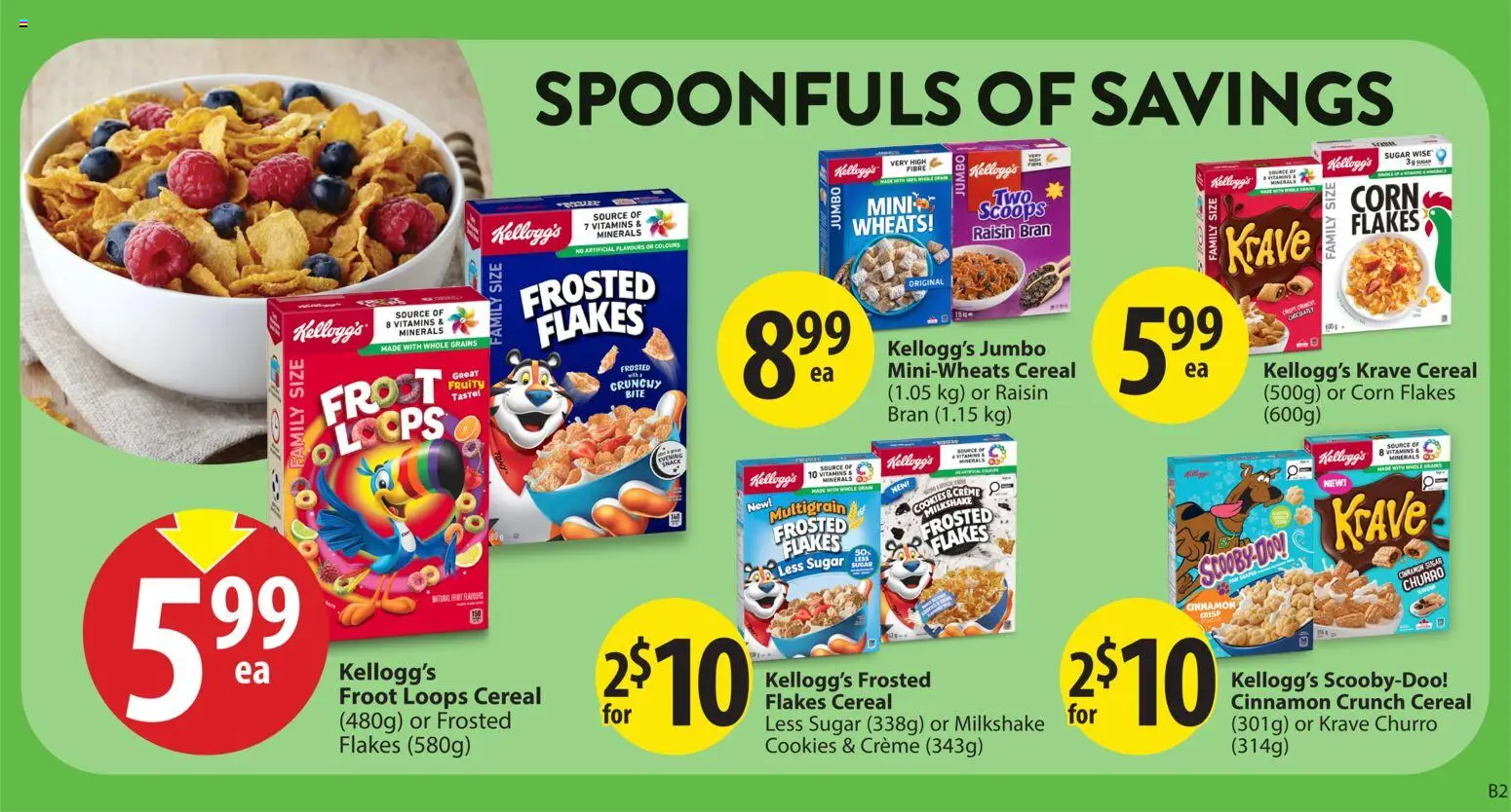 Save on foods flyer valid from 12.03.2026 | Page: 18 | Products: Cookies, Flakes
