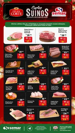 Semar Supermercado - Ofertas Suínos - Pré-Visualização do folheto da loja Semar Supermercado, válido de 16.12.2025