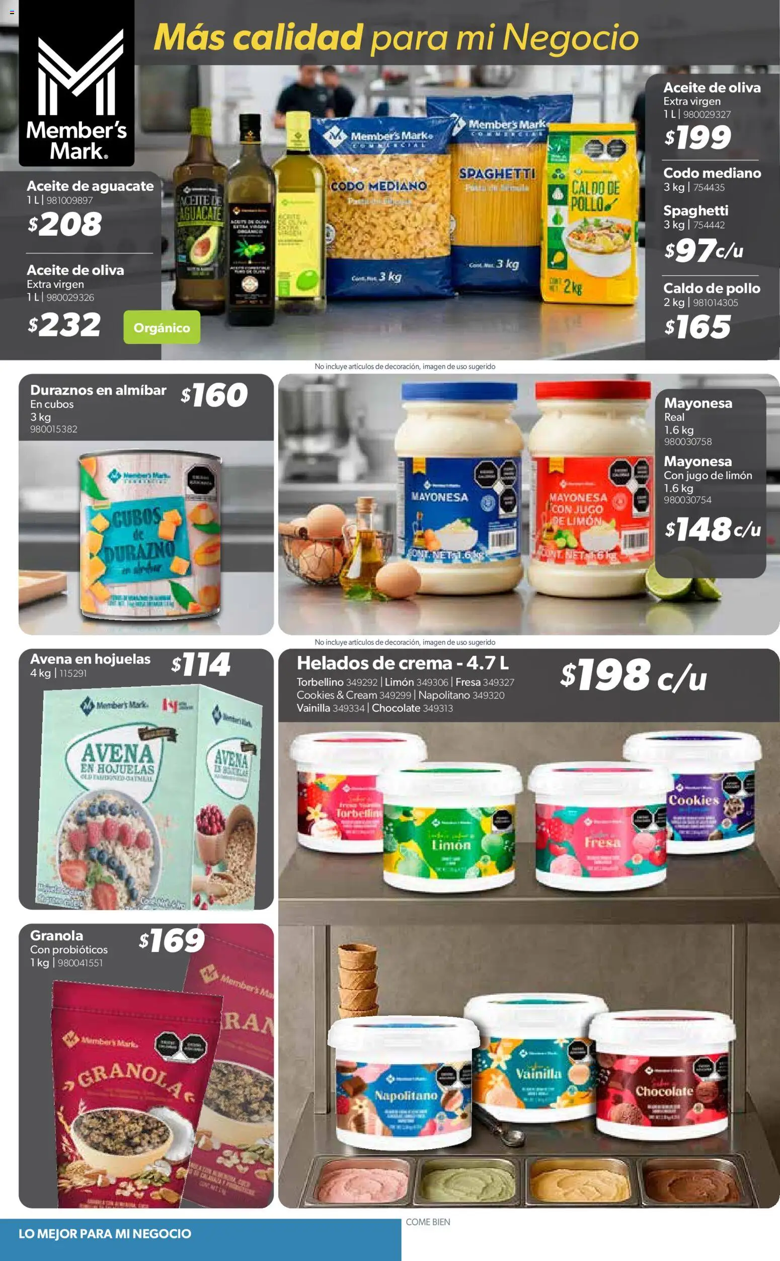 Nuevas ofertas de Sam's Club válidas en toda la República Mexicana desde el 03.03.2026. ¡Encuentra las mejores ofertas en Sam's Club catálogo! | Página: 8 | Productos: Pollo, Avena, Crema, Jugo