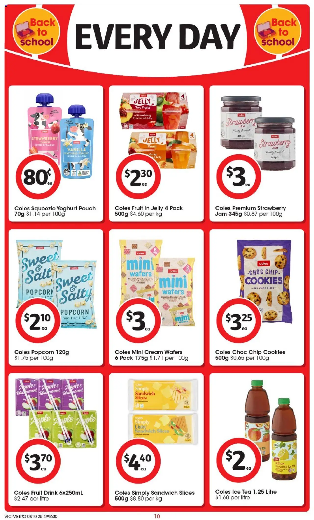Coles catalogue - valid from 08.10.2025 | Page: 10 | Products: Light, Chocolate, Apples, Popcorn