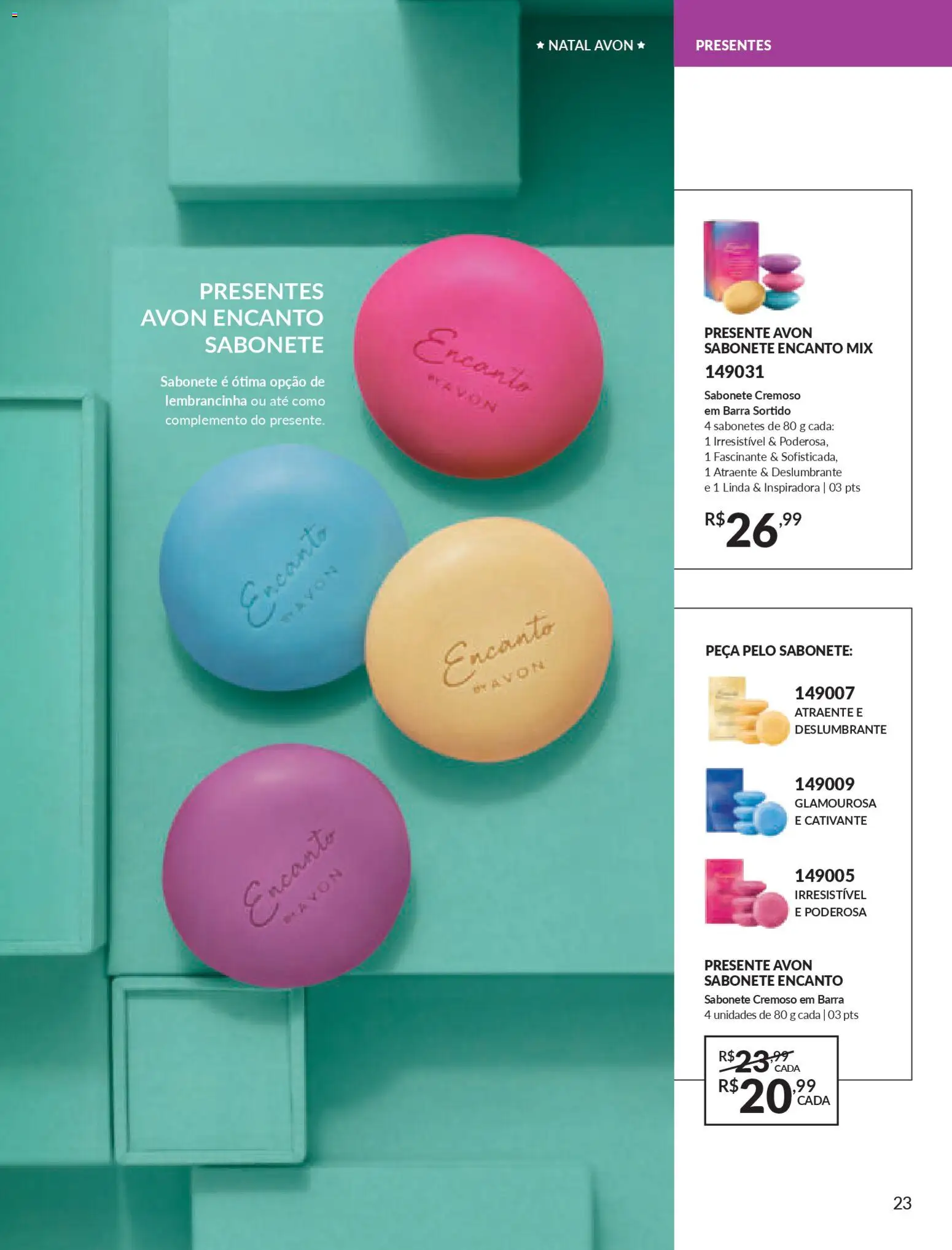 Avon Folheto - válido de 21.11.2025 | Página: 23 | Produtos: Sabonete