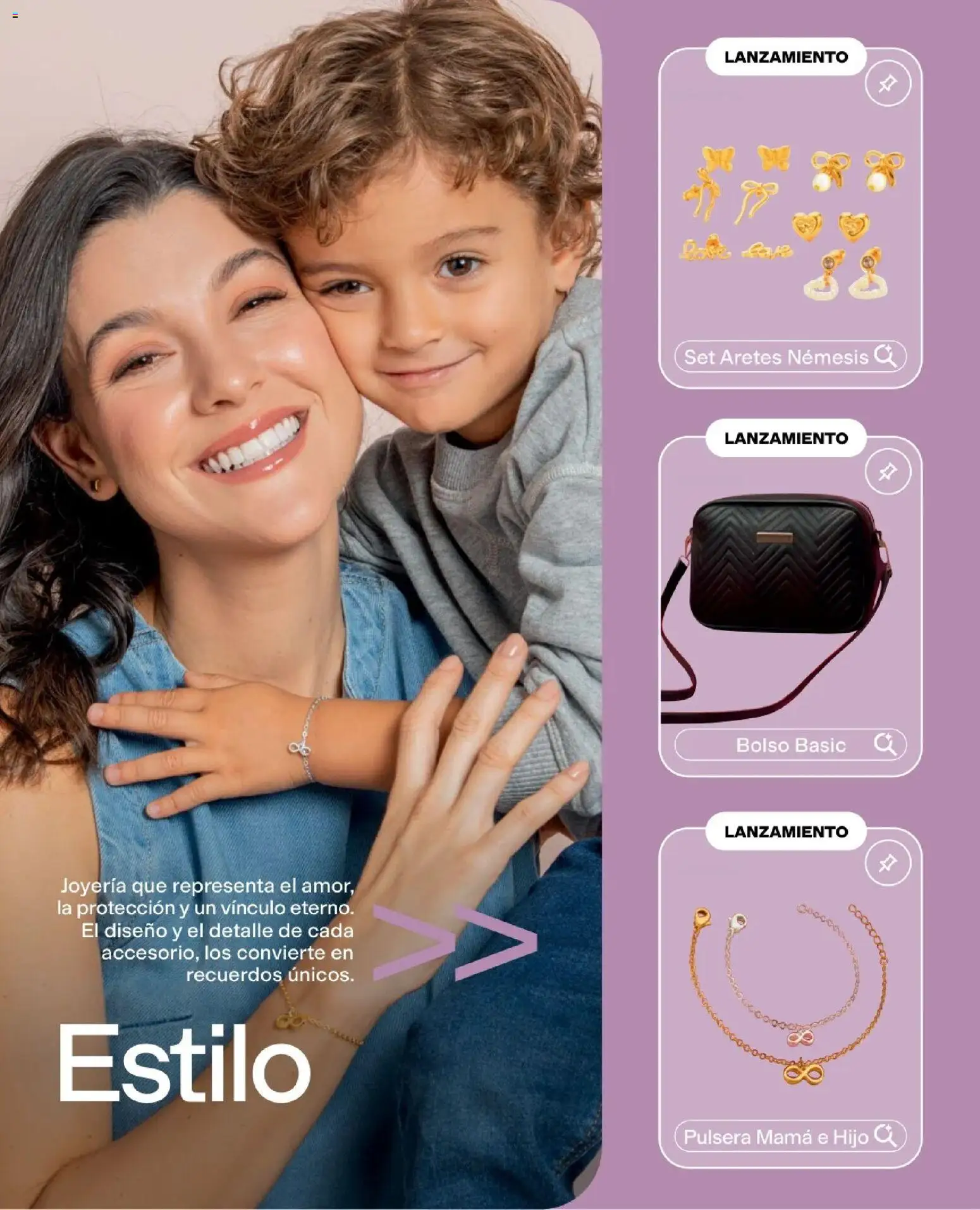Avon revista - valida desde el 01.05.2026 | Página: 98 | Productos: Bolso, Aretes, Pulsera