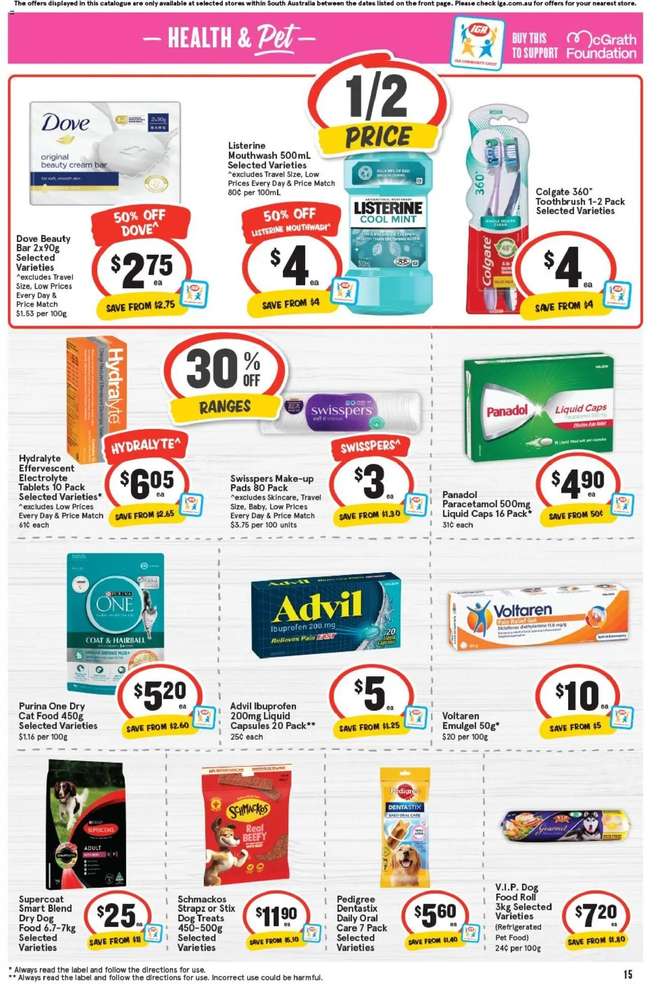 IGA catalogue - valid from 24.09.2025 | Page: 15 | Products: Cleaner, Cream, Coat, Foundation