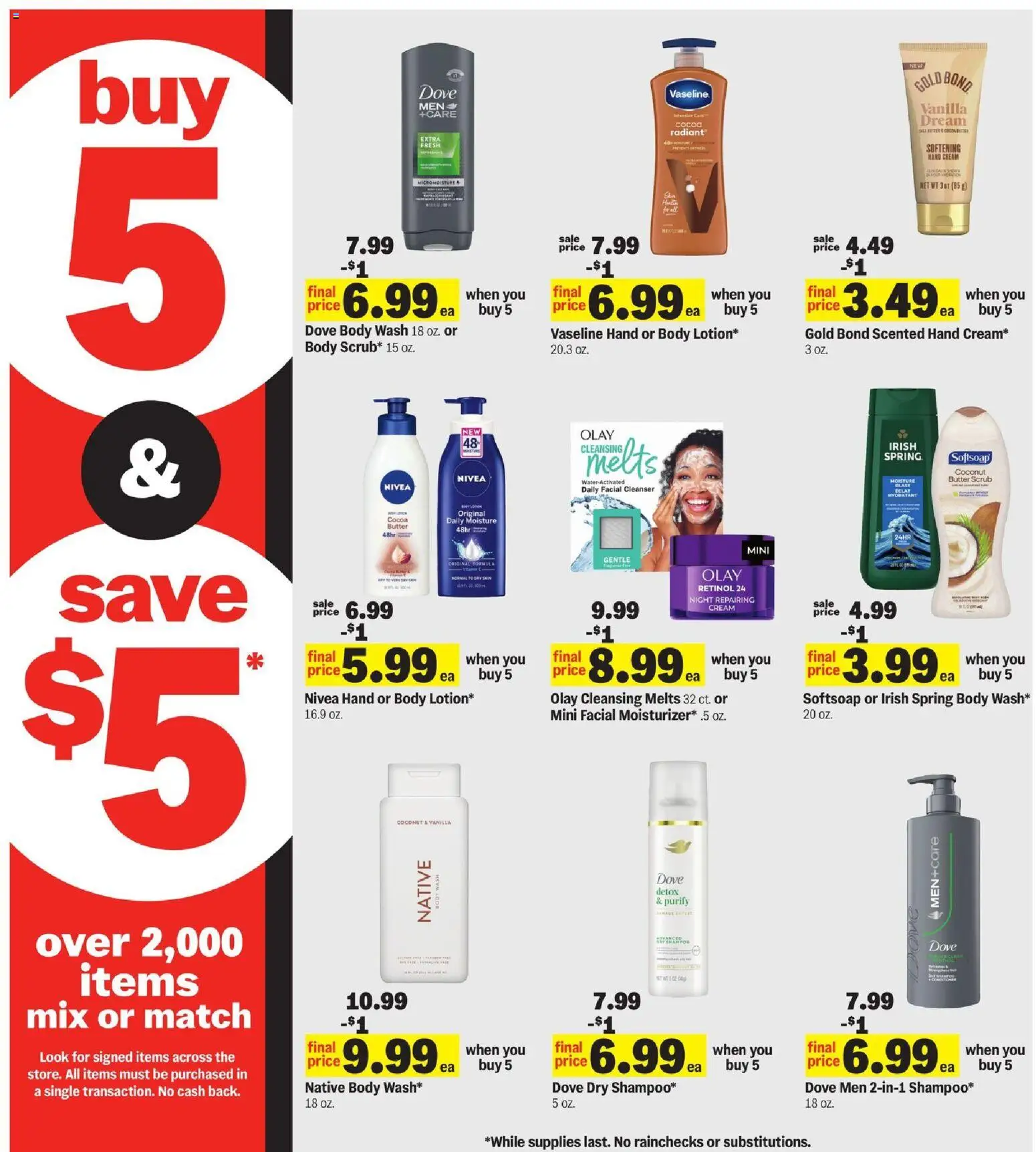 Meijer Weekly Ad - MI - valid from 25.03.2026 | Page: 18 | Products: Shampoo, Butter, Hand cream, Body Wash