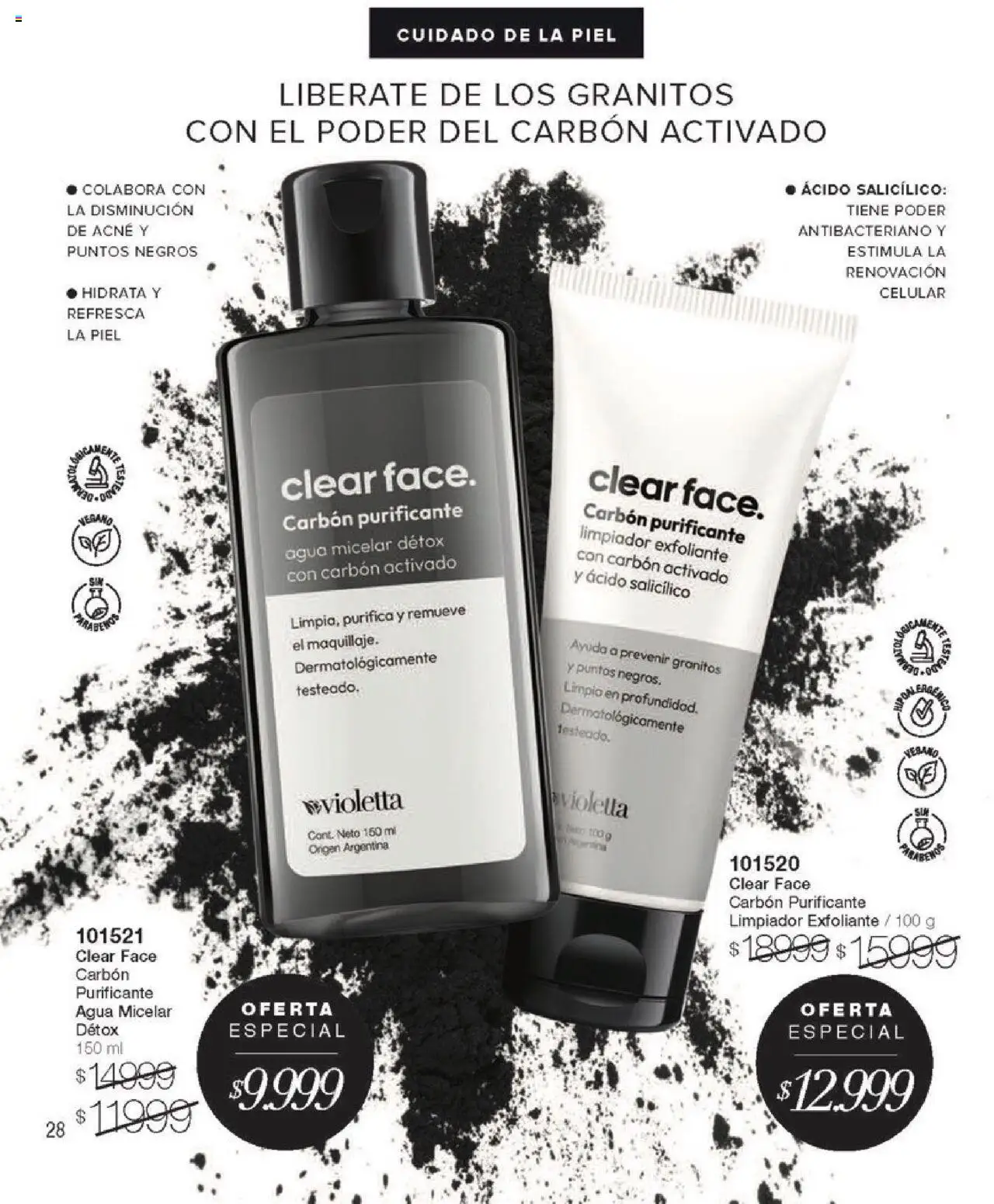 Violetta catálogo │ válido desde el 09.10.2025 | Página: 28 | Productos: Agua, Limpiador