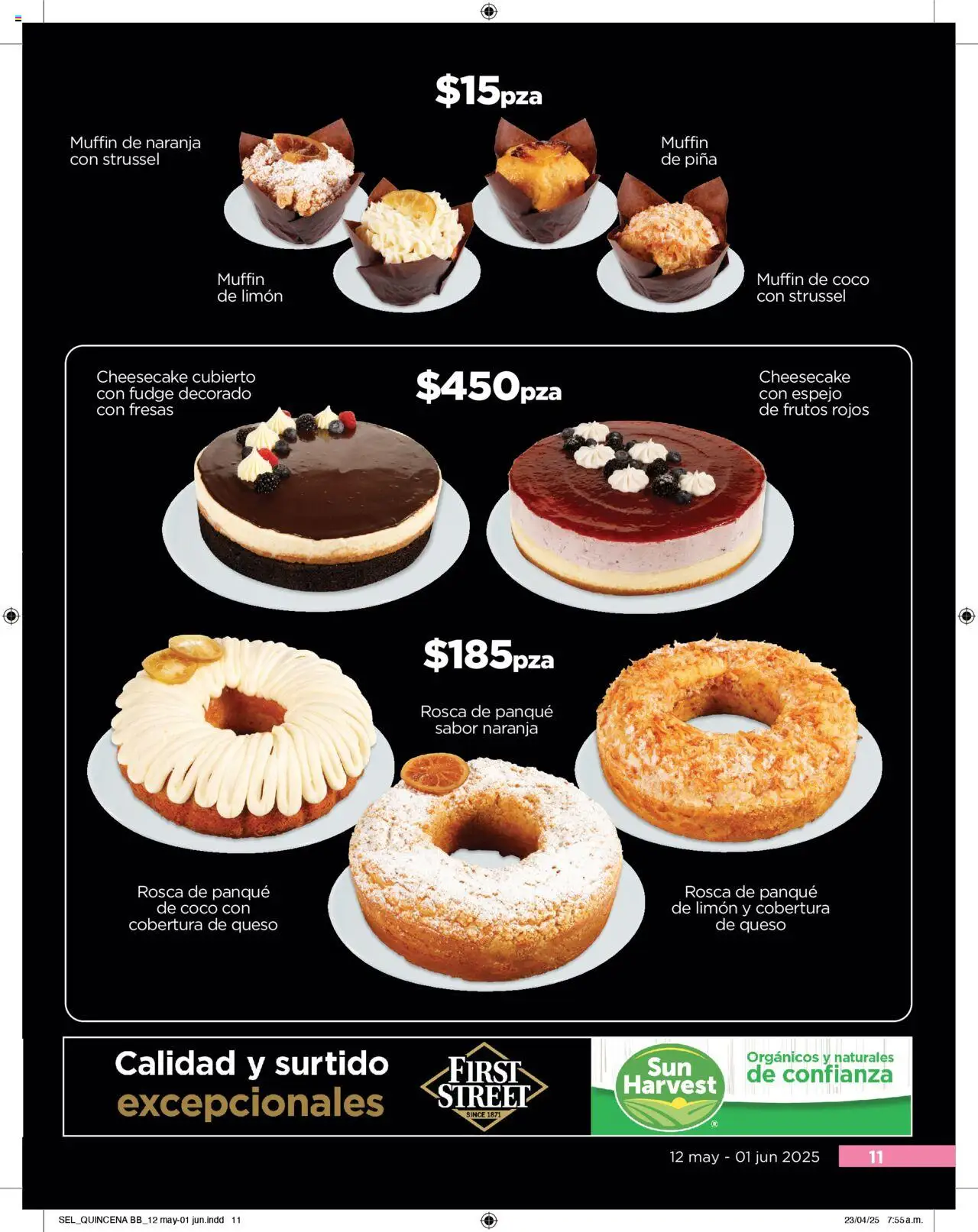 Nuevas ofertas de Chedraui válidas en toda la República Mexicana desde el 12.05.2025. ¡Encuentra las mejores ofertas en Chedraui folleto Cuesto Menos! | Página: 11 | Productos: Queso, Piña, Fresas, Espejo