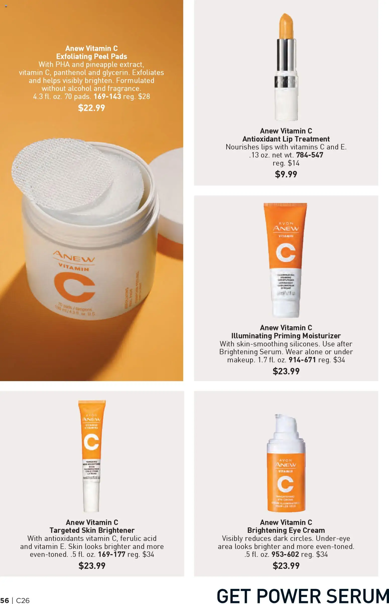 Avon Brochure - valid from 17.12.2025 | Page: 56 | Products: Fragrance, Brightener, Eye Cream, Cream