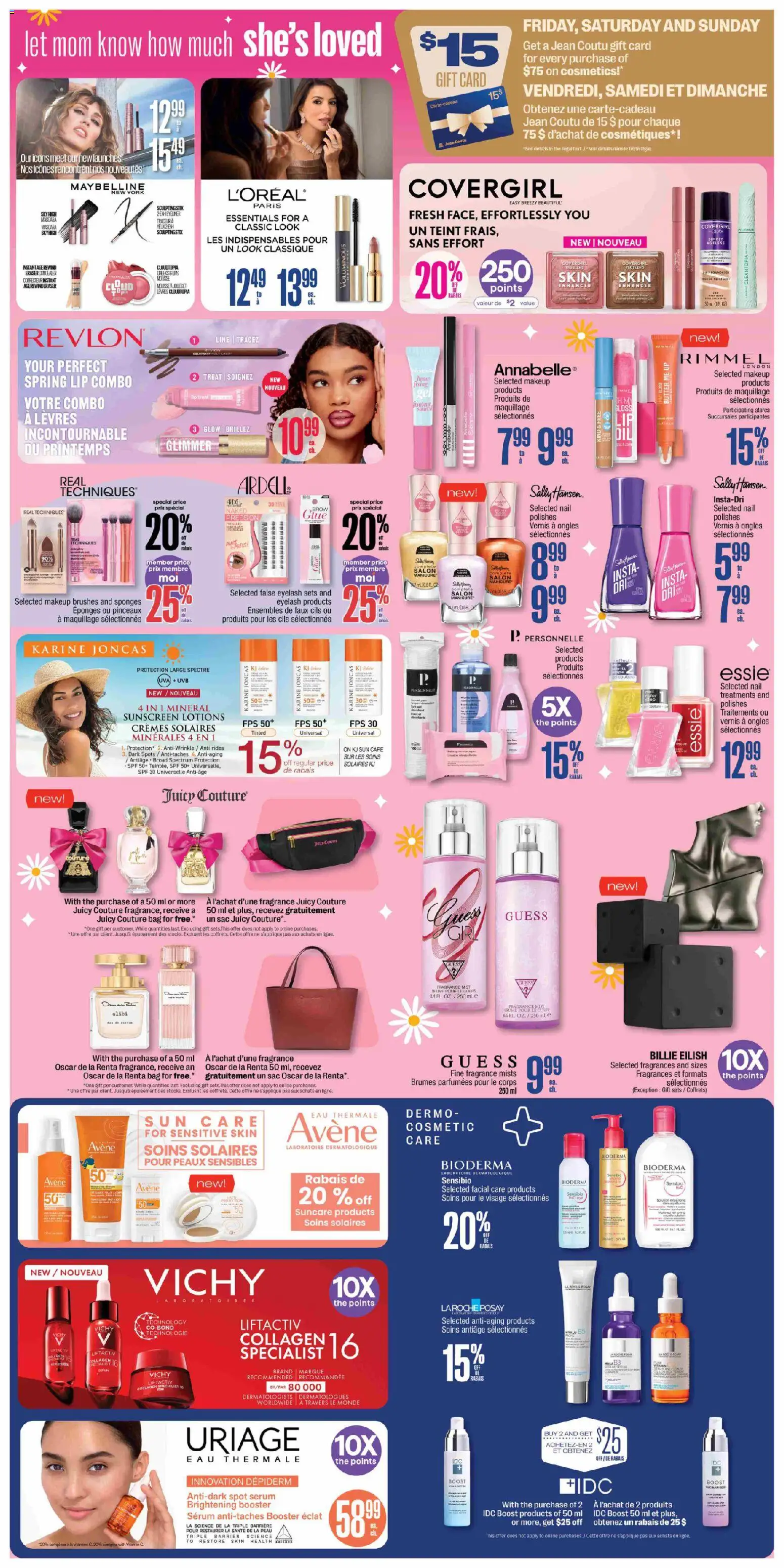 Jean Coutu flyer valid from 23.04.2026 | Page: 6 | Products: Fragrance, Concealer, Sunscreen, Butter