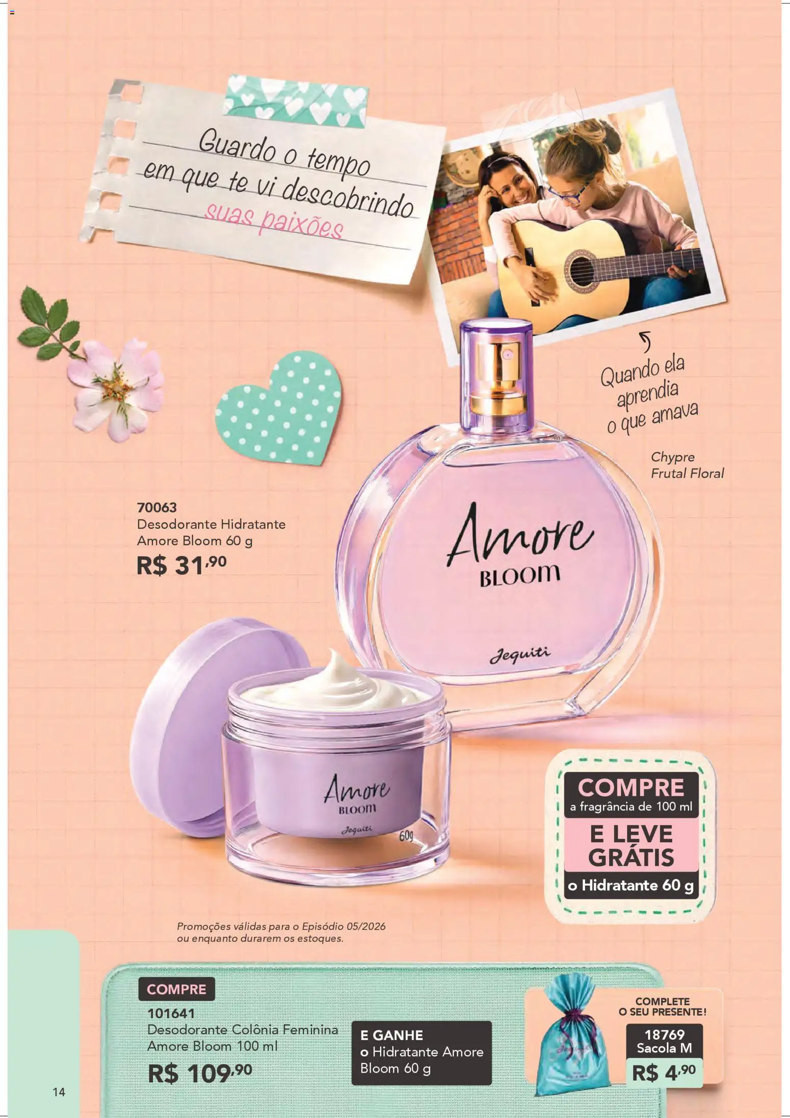 Jequiti Folheto - válido de 28.03.2026 | Página: 14 | Produtos: Fragrância, Desodorante
