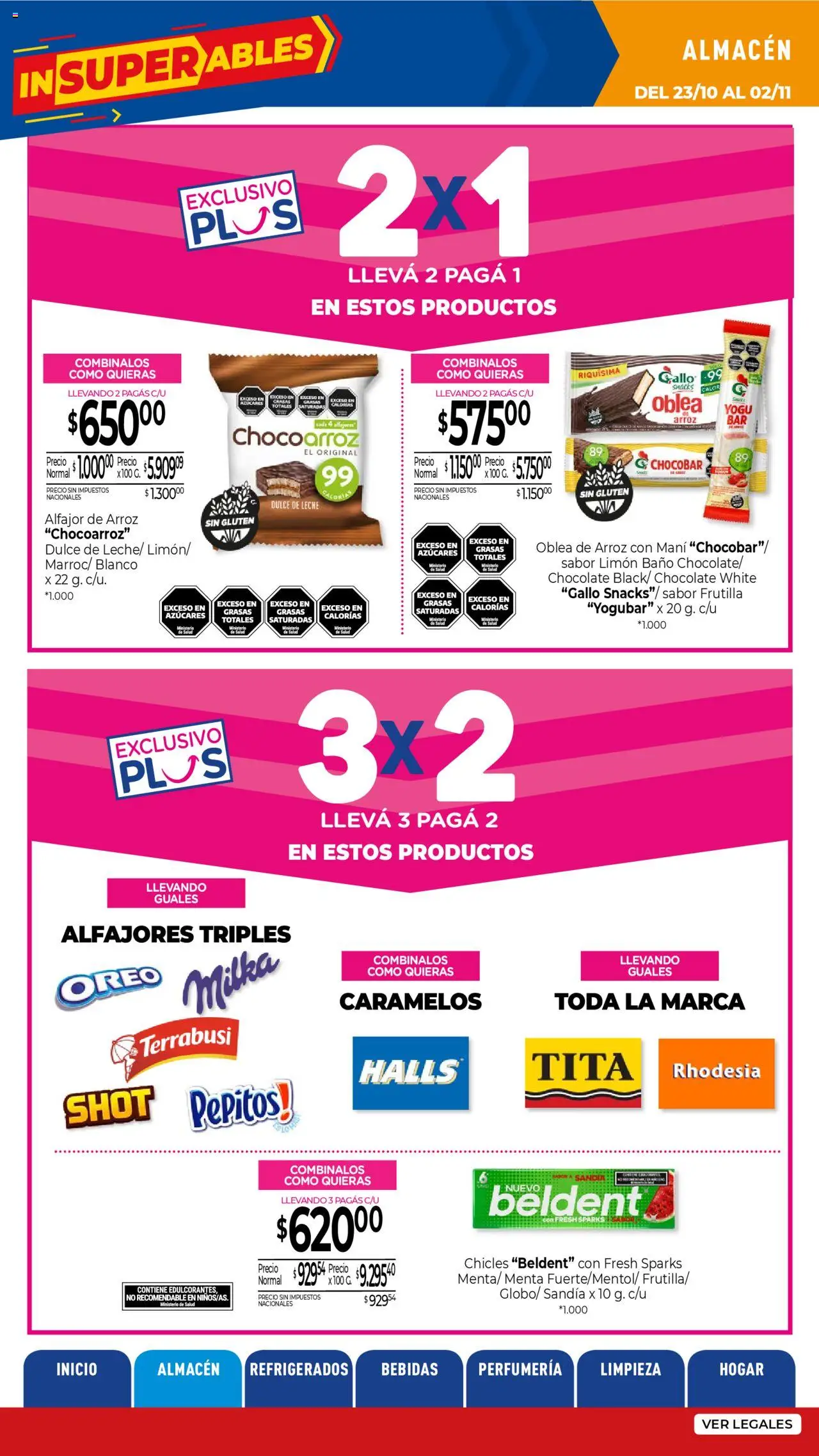 La Anonima catálogo │ válido desde el 23.10.2025 | Página: 7 | Productos: Frutilla, Sandía, Dulce de leche, Mani