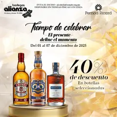 Vista previa de Bodegas Alianza catálogo Tiempo de celebrar, nuevo folleto de la tienda, válido en México a partir del 01.12.2025