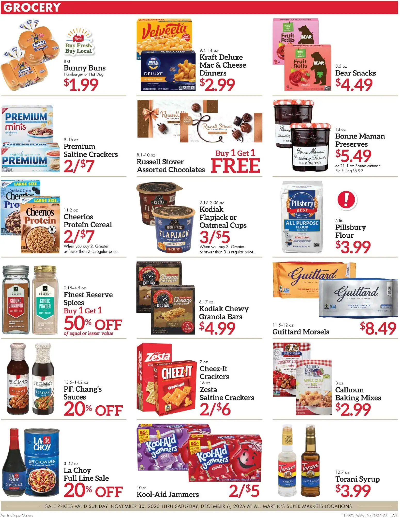 Martin’s Weekly Ad - valid from 30.11.2025 | Page: 7 | Products: Powder, Sauce, Garlic, Raspberry