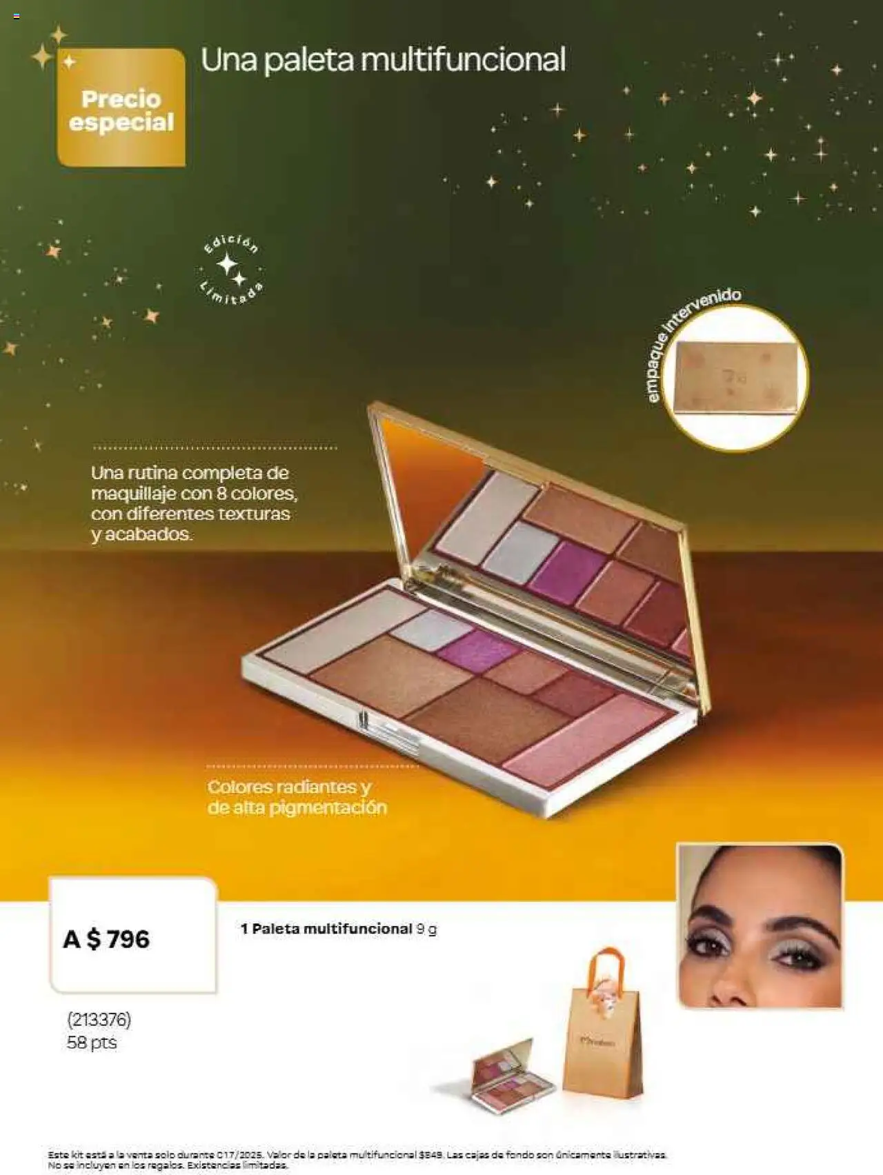 Nuevas ofertas de Natura válidas en toda la República Mexicana desde el 22.11.2025. ¡Encuentra las mejores ofertas en Natura campaña 17 2025! | Página: 29 | Productos: Paleta, Maquillaje