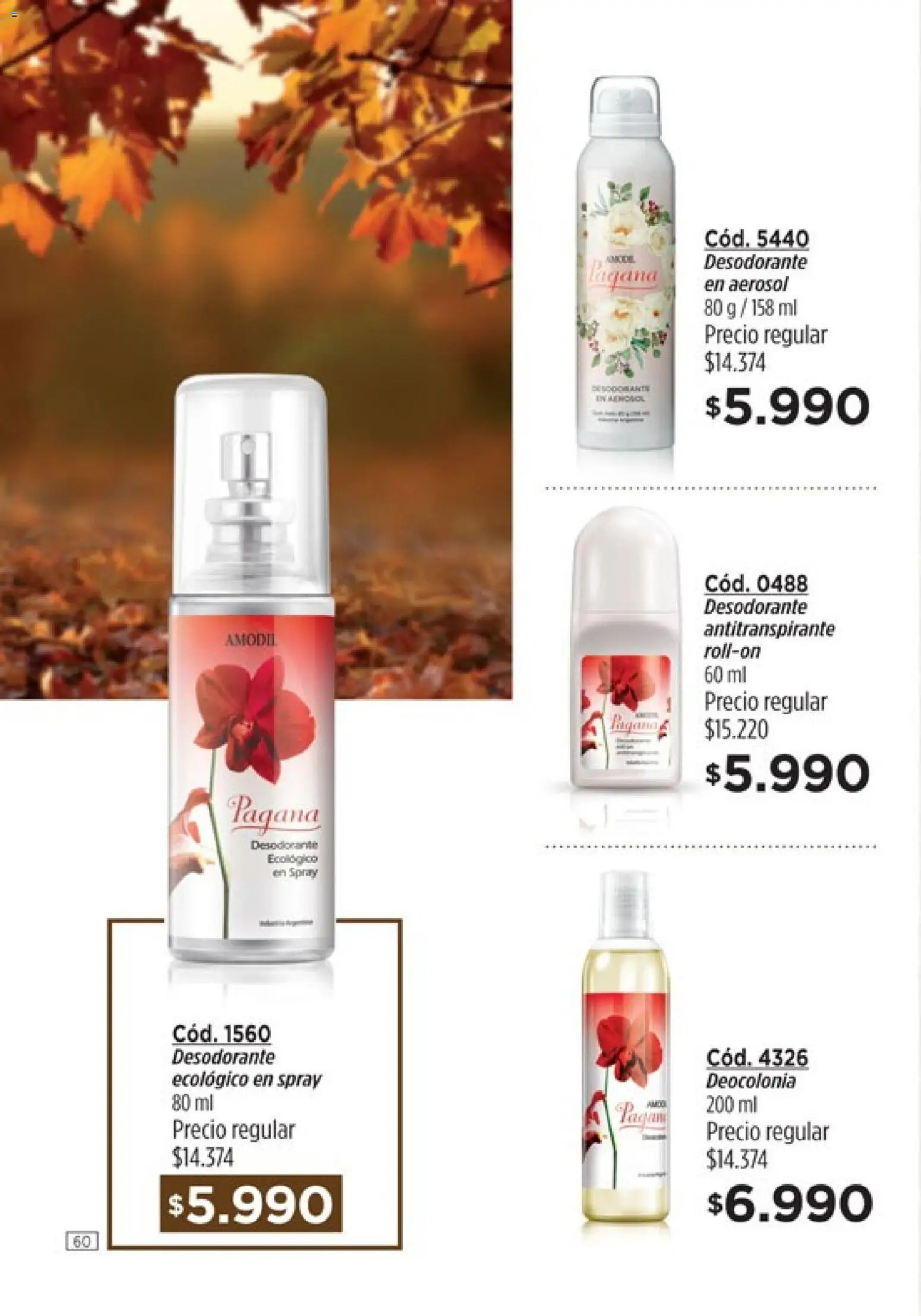 modil - Campaña 7 │ válido desde el 20.03.2026 | Página: 60 | Productos: Desodorante, Antitranspirante