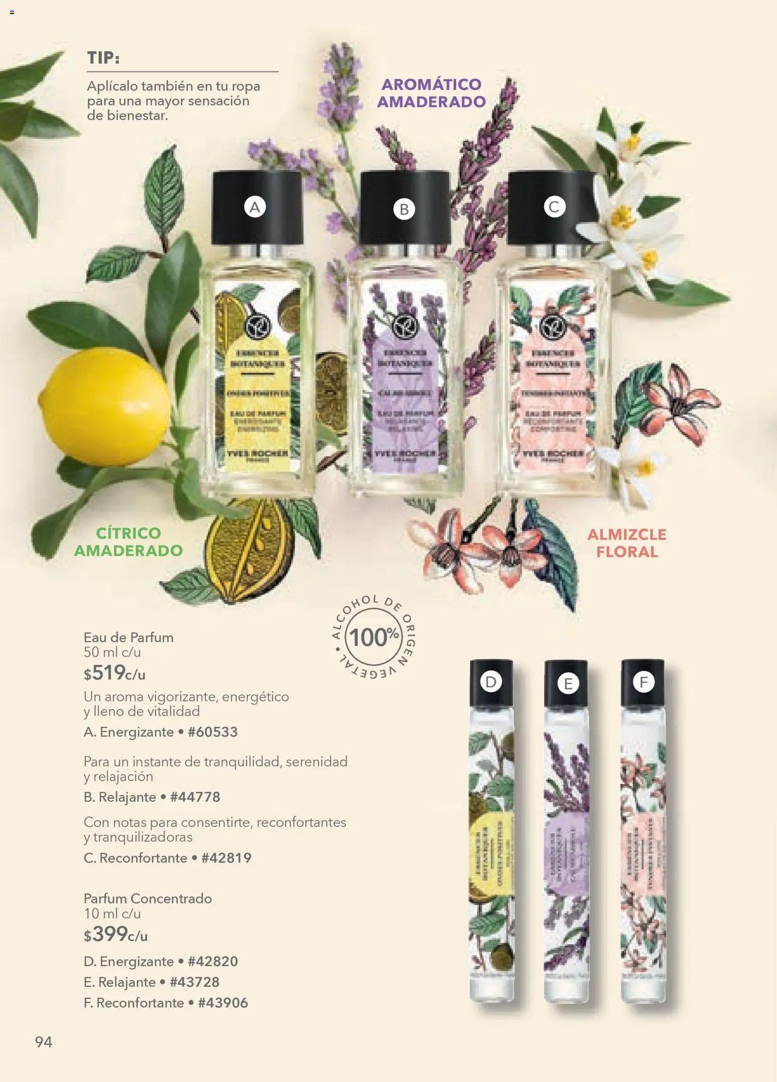 Nuevas ofertas de Yves Rocher válidas en toda la República Mexicana desde el 30.12.2025. ¡Encuentra las mejores ofertas en Yves Rocher campaña 1 2026! | Página: 96 | Productos: Ropa