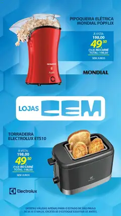 Lojas Cem Folheto - válido de 01.09.2025 | Página: 82 | Produtos: Torradeira, Pipoqueira, Carne