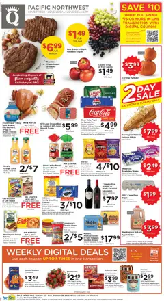 Preview of QFC weekly ads valid from 22.10.2025