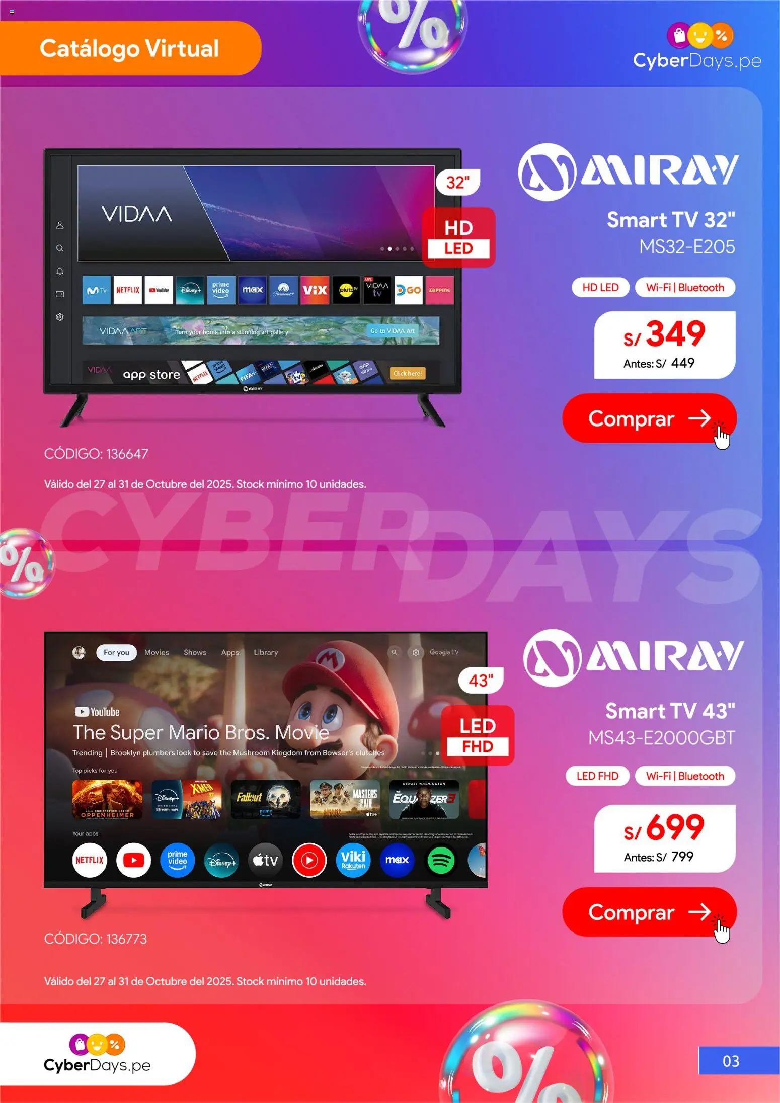 Catálogo Hiraoka válido desde 27.10.2025 | Página: 4 | Productos: Video