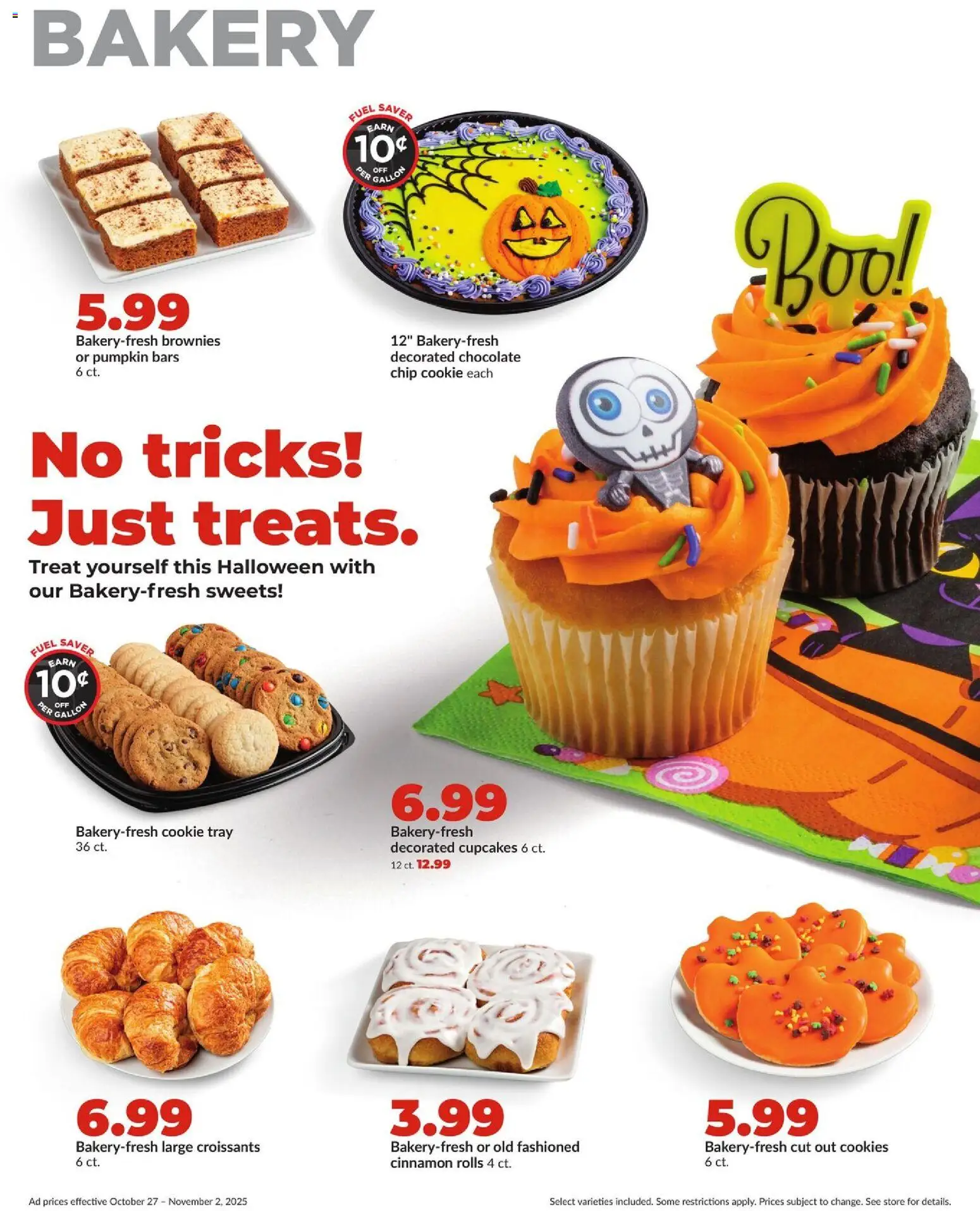 HyVee Weekly Ad - valid from 27.10.2025 | Page: 16 | Products: Bakery, Chocolate, Cookies, Croissants