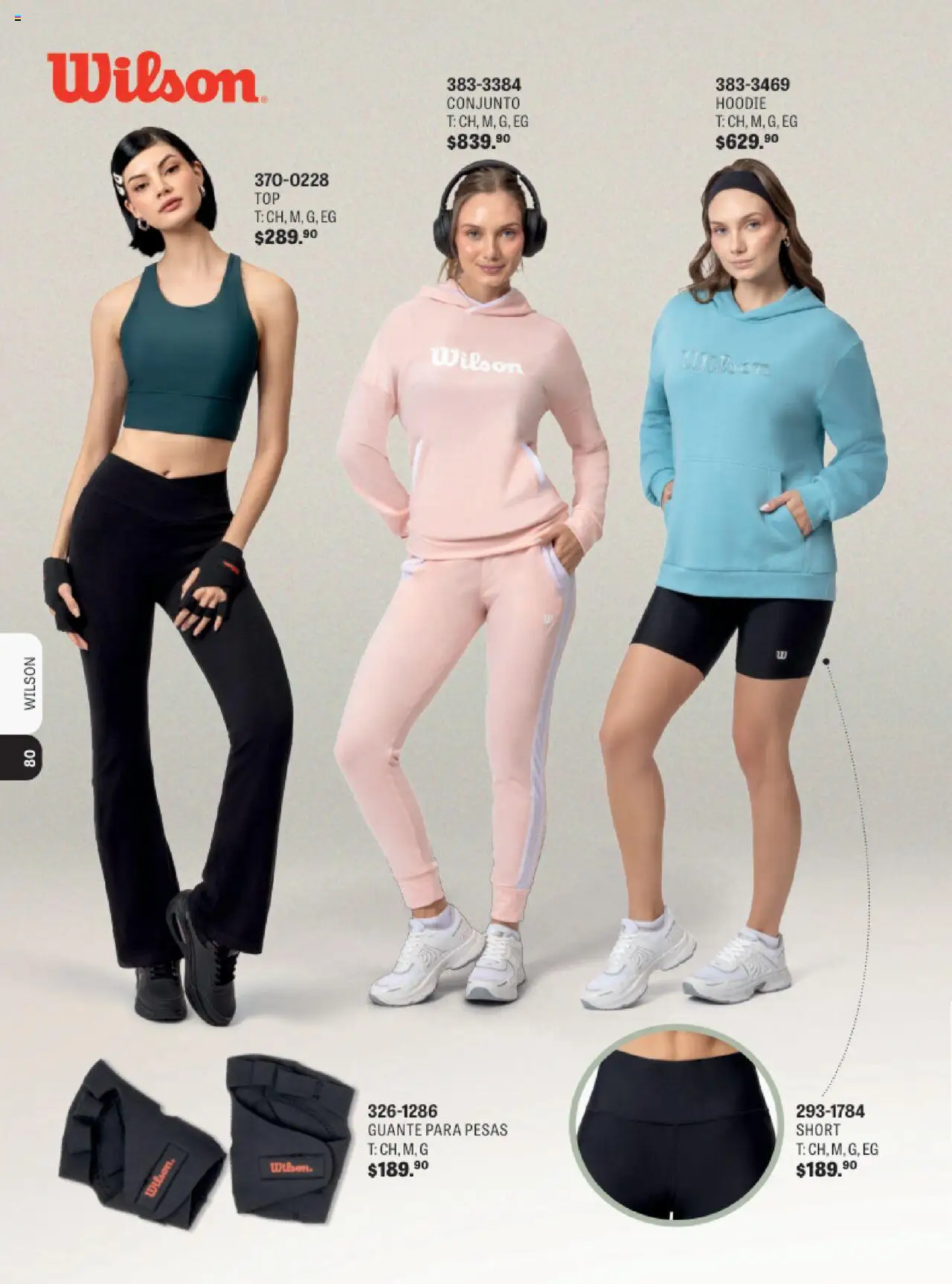 Nuevas ofertas de Andrea válidas en toda la República Mexicana desde el 13.08.2025. ¡Encuentra las mejores ofertas en Andrea - Catálogo Andrea Sport! | Página: 77 | Productos: Pesas, Conjunto, Short, Guante