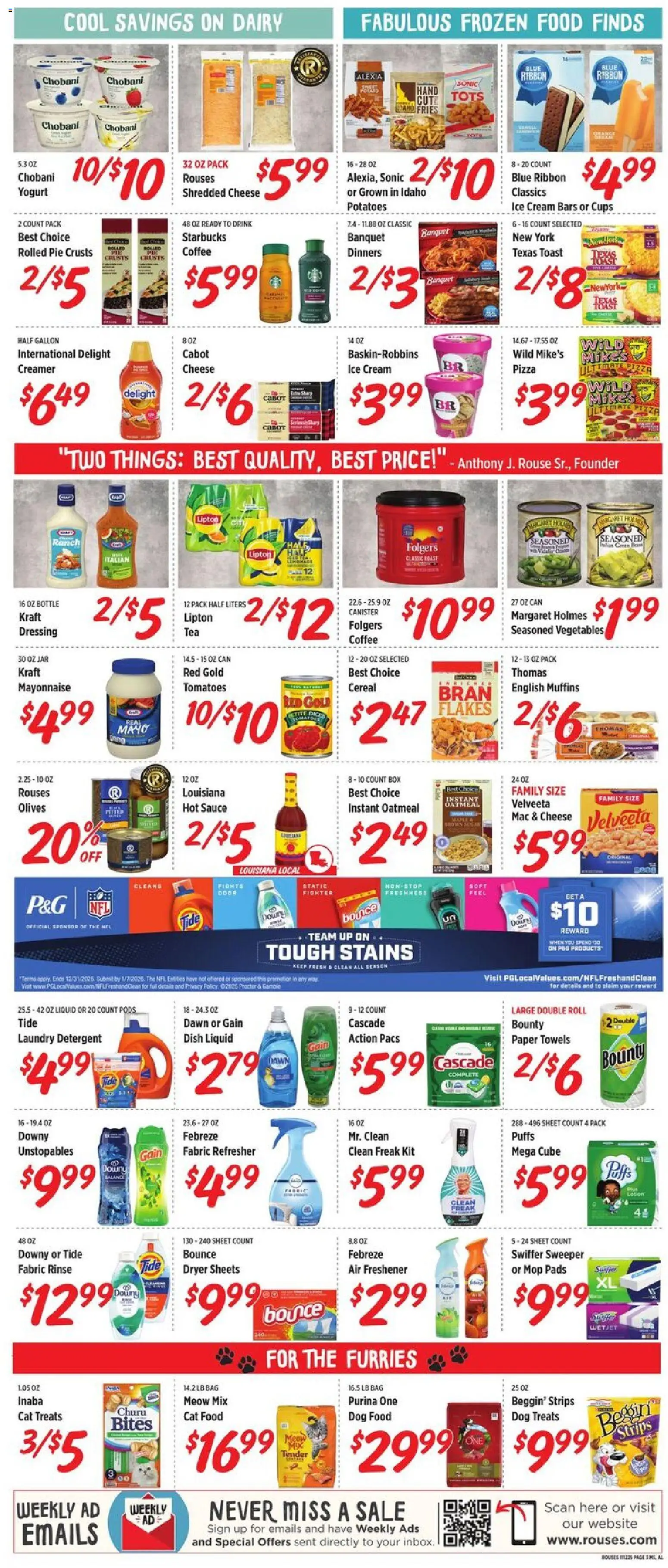 Rouses Weekly Ad - AL - valid from 12.11.2025 | Page: 5 | Products: Box, Coffee, Detergent, Sauce