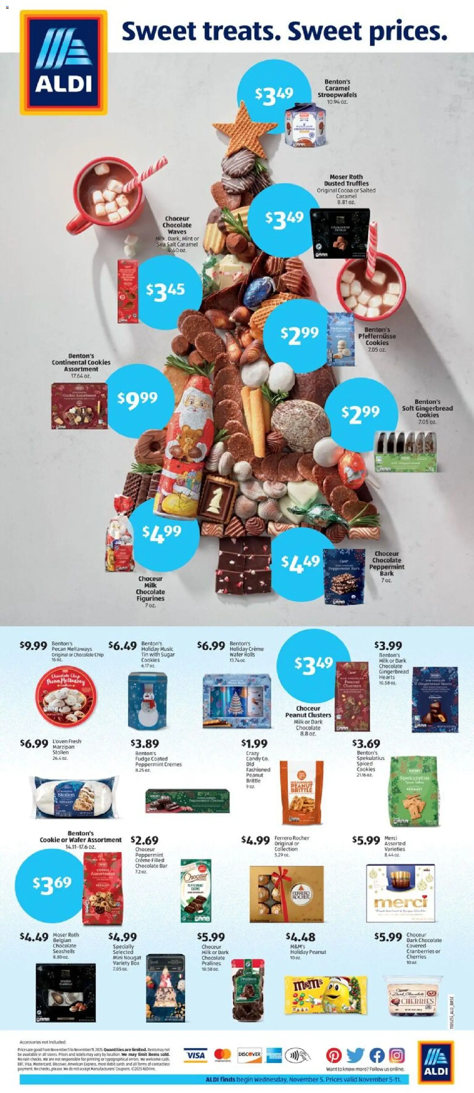 Aldi Weekly Ad - valid from 05.11.2025 | Page: 3 | Products: Cherries, Milk, Chocolate, Sugar
