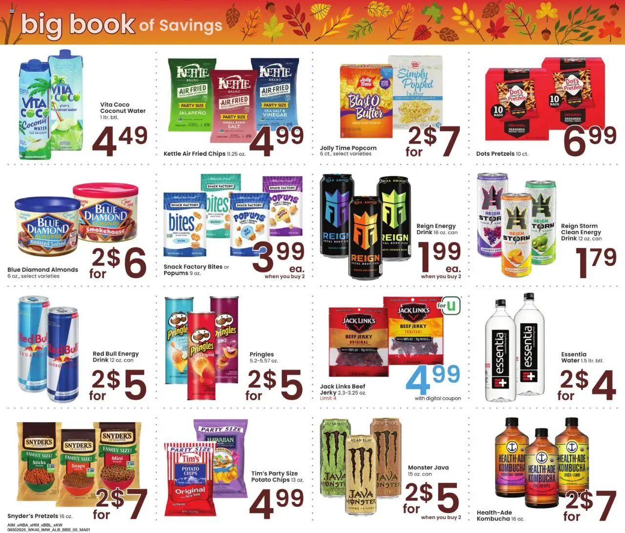 Albertsons Big Book of Savings - valid from 30.09.2025 | Page: 5 | Products: Butter, Beef, Water, Salt