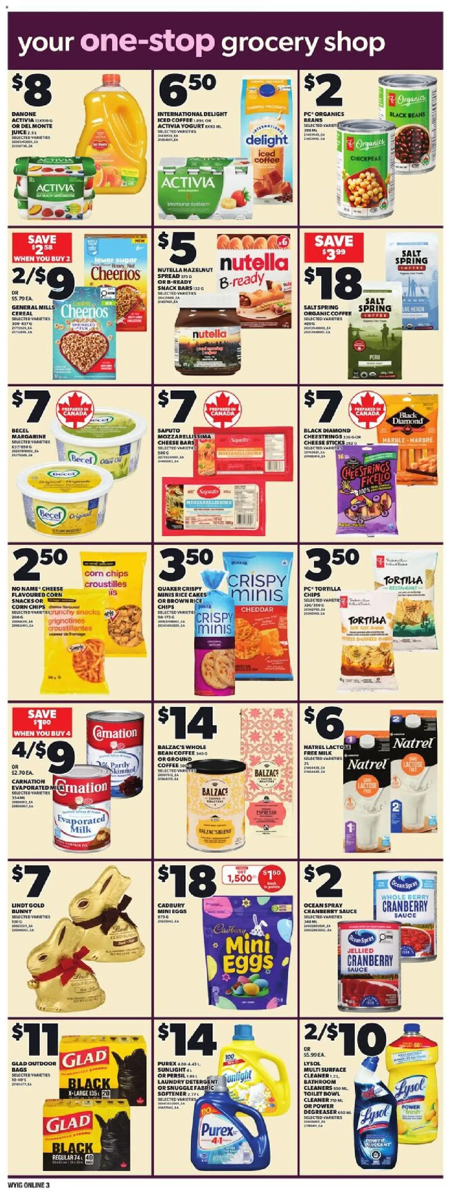 Independent Grocer flyer valid from 02.04.2026 | Page: 11 | Products: Milk, Cheese, Yogurt, Coffee