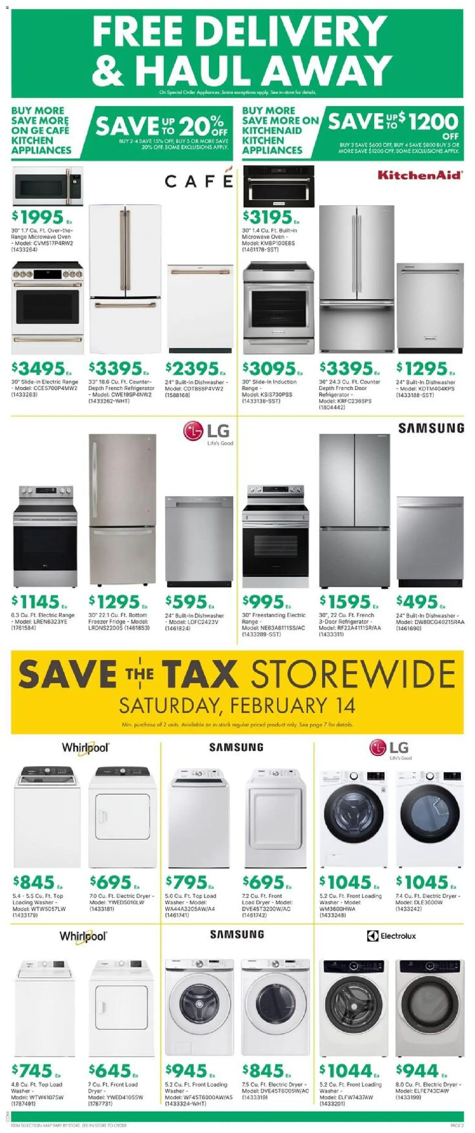 Kent flyer valid from 12.02.2026 | Page: 2 | Products: Freezer, Dryer, Oven, Dishwasher