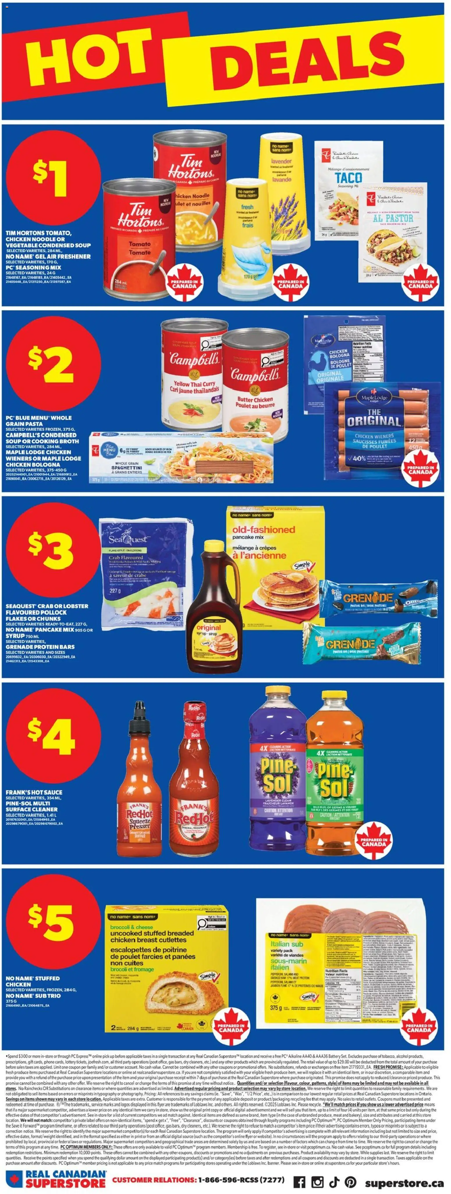 Real Canadian Superstore flyer valid from 18.12.2025 | Page: 11 | Products: Battery, Butter, Cheese, Ham