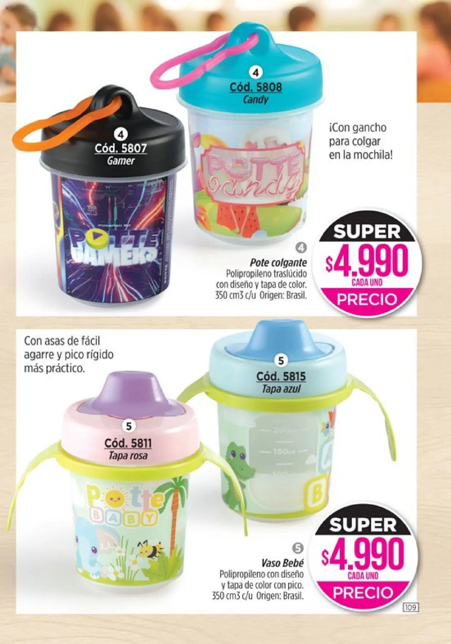 Catálogo Amodil Campaña 3 │ válido desde el 01.03.2026 | Página: 109 | Productos: Pico, Mochila