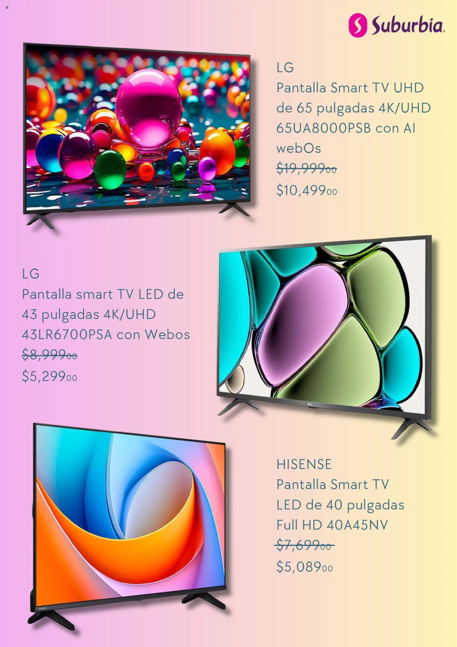 Nuevas ofertas de Suburbia válidas en toda la República Mexicana desde el 13.04.2026. ¡Encuentra las mejores ofertas en Suburbia catálogo! | Página: 3