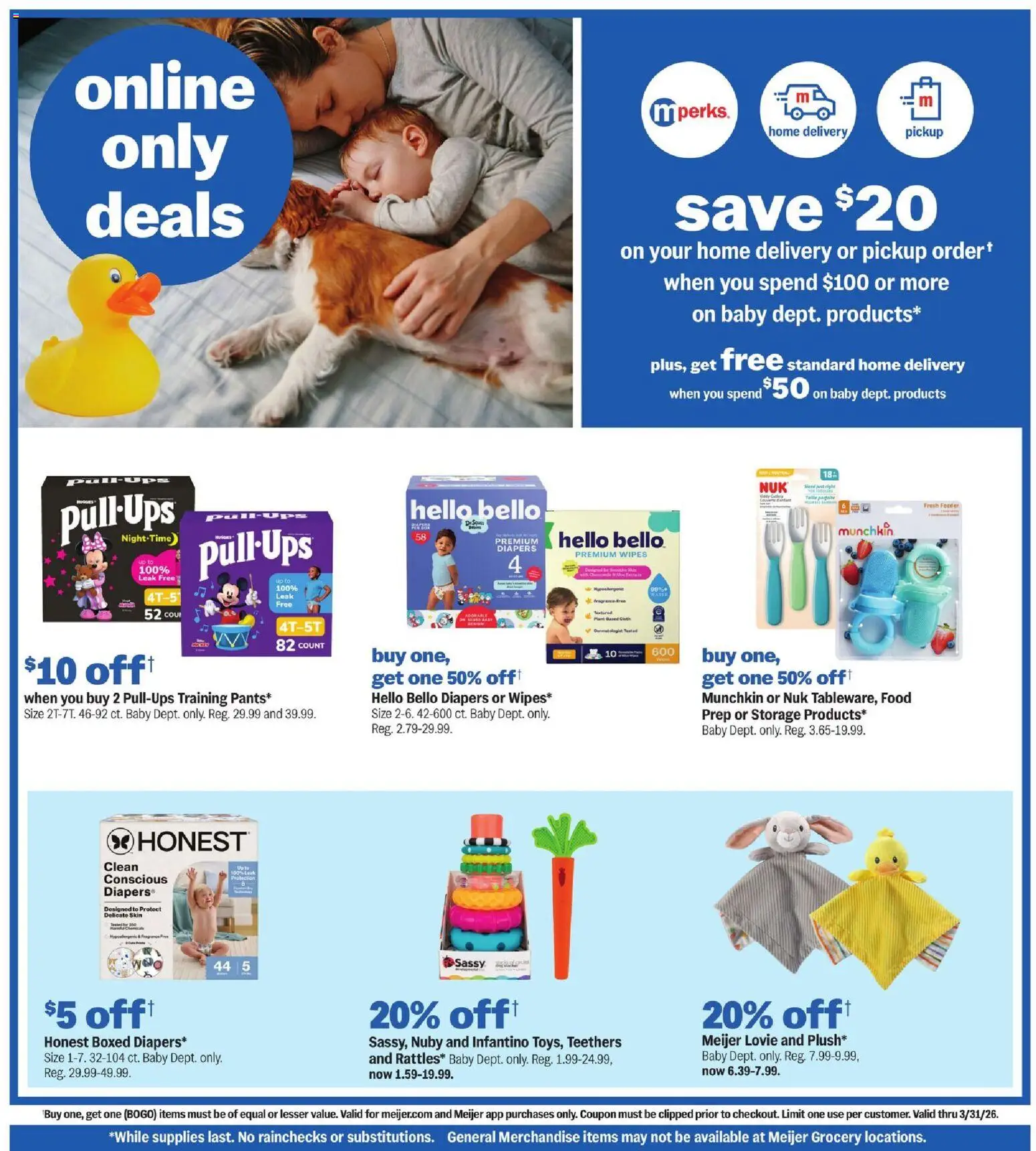 Meijer Weekly Ad - MI - valid from 25.03.2026 | Page: 44 | Products: Water