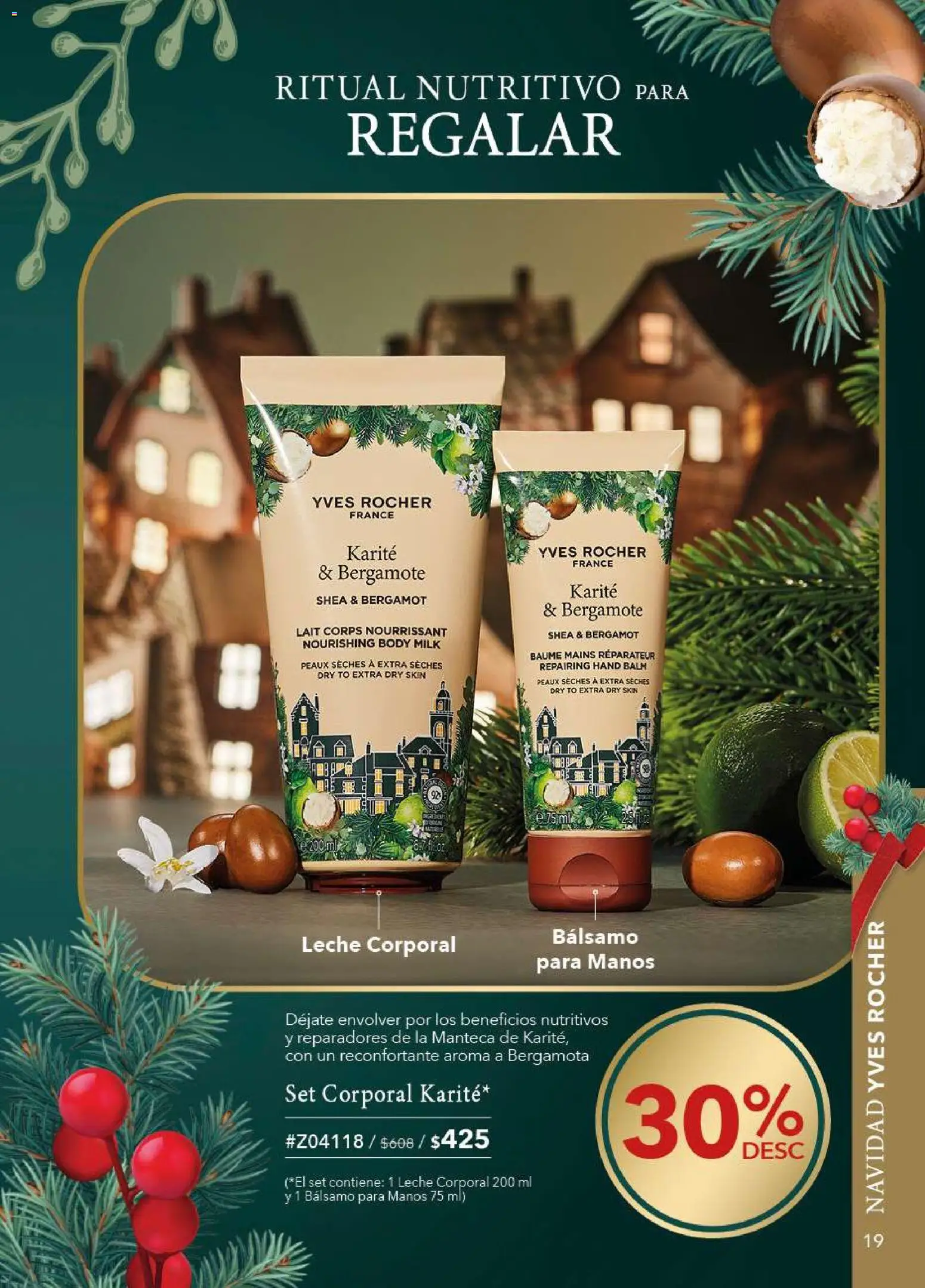 Nuevas ofertas de Yves Rocher válidas en toda la República Mexicana desde el 09.12.2025. ¡Encuentra las mejores ofertas en Yves Rocher campaña 17 2025! | Página: 19 | Productos: Leche, Bálsamo, Body