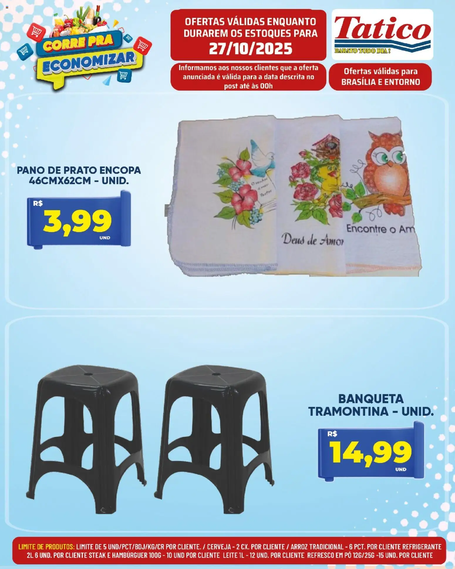 Tatico Folheto - válido de 27.10.2025 | Página: 15 | Produtos: Refresco, Cerveja, Pano de prato, Refrigerante