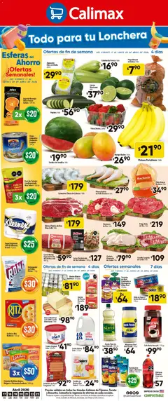 Vista previa de Calimax folleto Tecate, nuevo folleto de la tienda, válido en México a partir del 17.04.2026