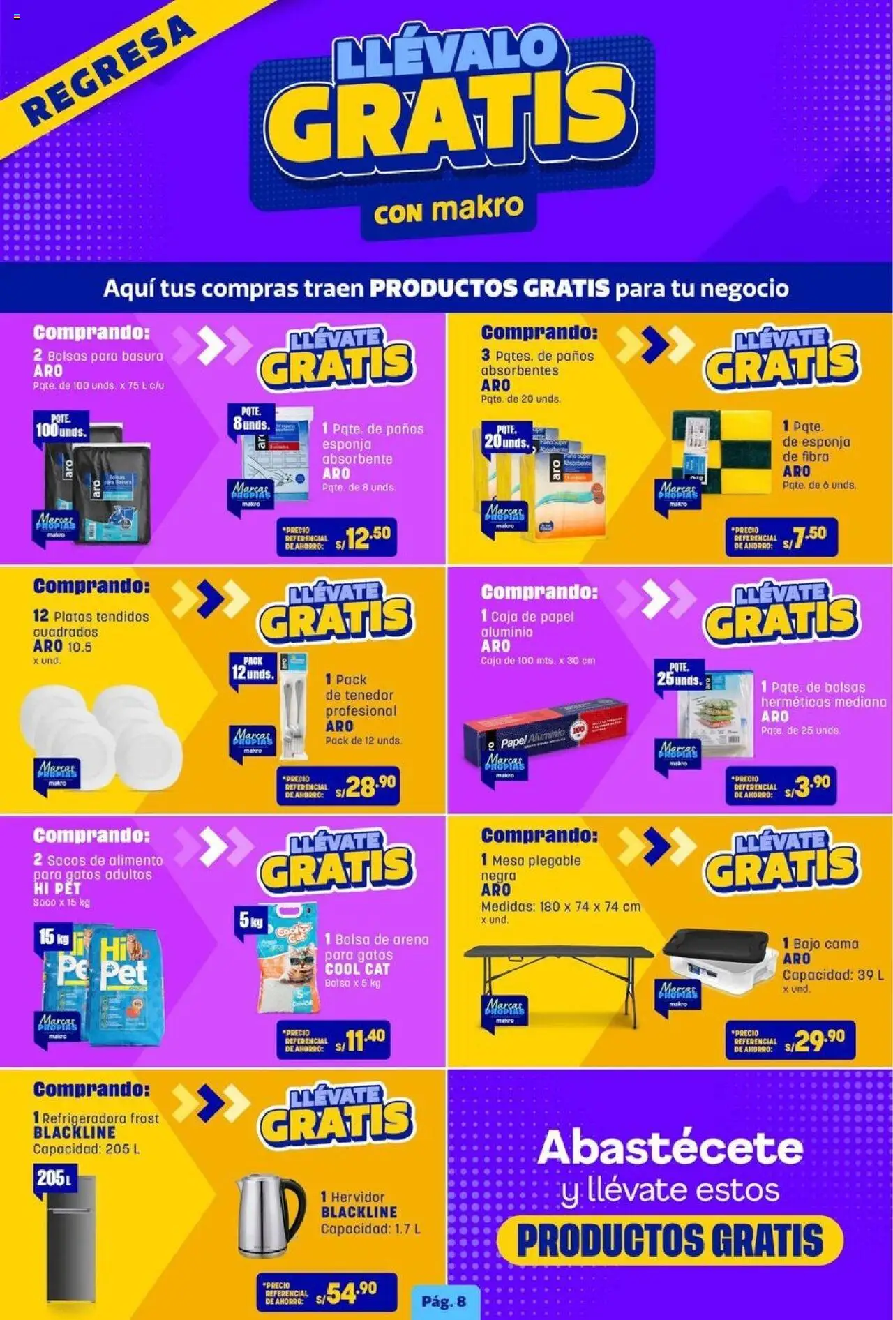 Catálogo Makro válido desde 09.10.2025 | Página: 10 | Productos: Cama, Saco, Bolsa, Hervidor