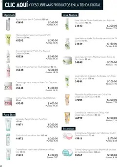 Vista previa de Oriflame campaña 4 2026, nuevo folleto de la tienda, válido en México a partir del 07.03.2026 | Página: 60