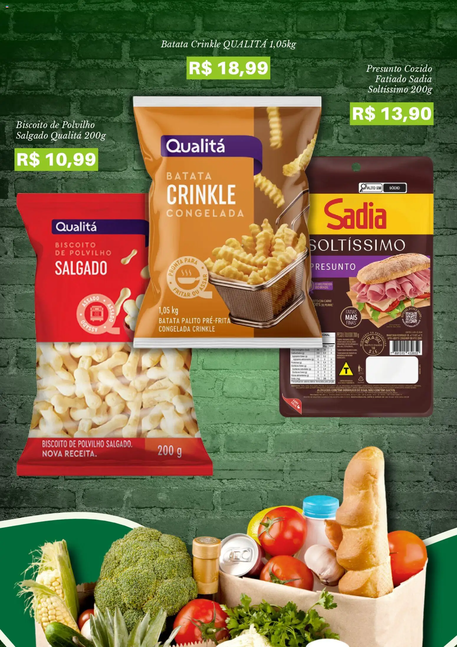 Pão de Açúcar Folheto - válido de 13.04.2026 | Página: 4 | Produtos: Polvilho, Presunto, Soda, Batata