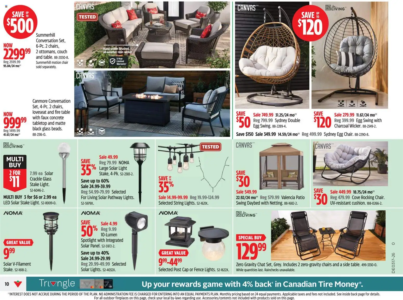 Canadian Tire flyer valid from 23.04.2026 | Page: 10 | Products: Cap, Game, Table, Chair