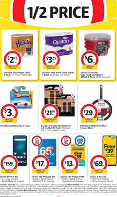 Preview of Coles Black Friday  - valid from 26.11.2025 | Page: 43 | Products: Decor, Toilet paper, Date, Batteries