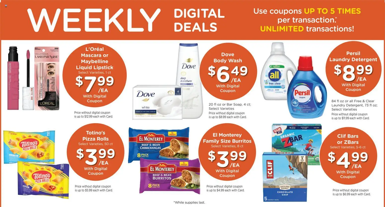 Fred Meyer Weekly Ad - valid from 29.04.2026 | Page: 3 | Products: Mascara, Chocolate, Pizza, Body Wash