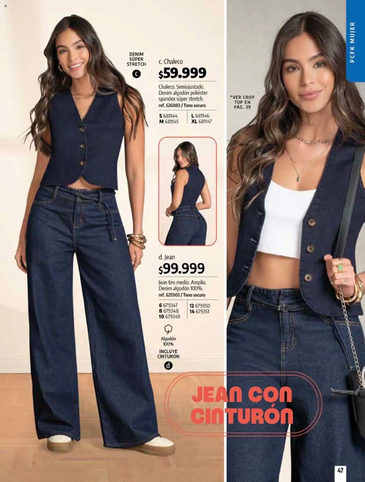 Pacifika revista - valida desde el 24.04.2026 | Página: 47 | Productos: Algodón, Cinturón, Jean, Top