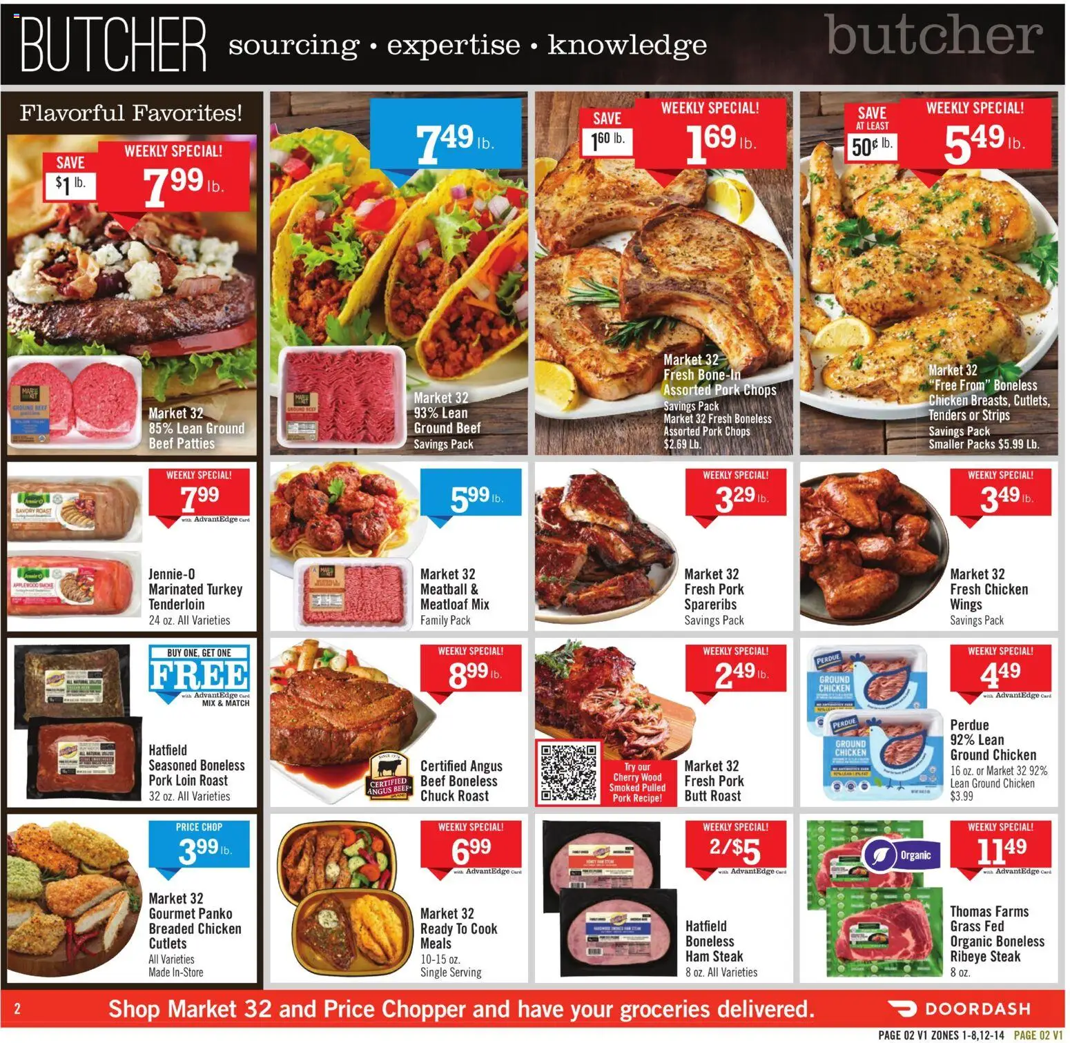 Price Chopper Weekly Ad - valid from 26.04.2026 | Page: 2 | Products: Ham, Pork, Beef